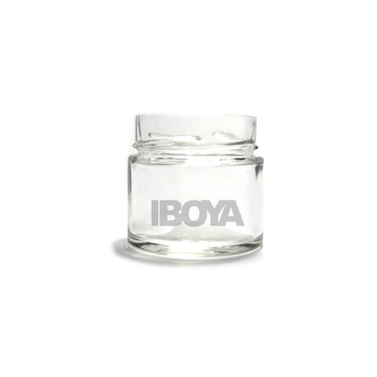 190 ml Deep Lug Glass Jam Jar with Lid Coconut oil jar