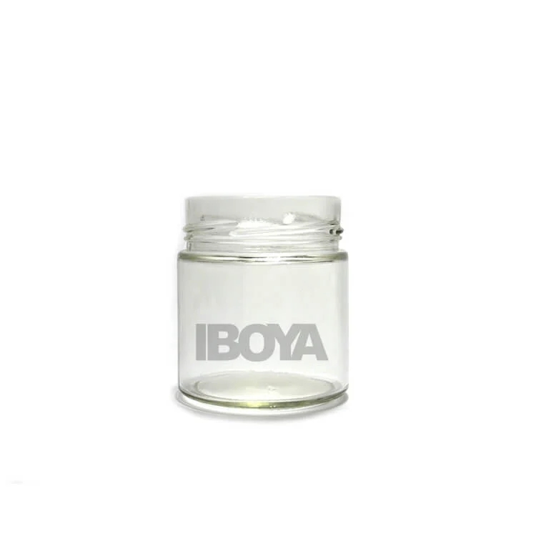 8oz/250ml Deep Lug Glass Jam Jar with Lid Coconut oil jar